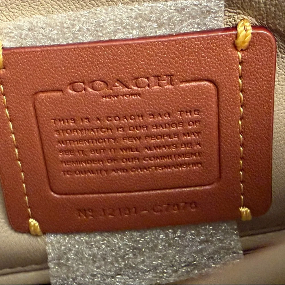 Coach Pillow Tabby Metallic Soft Gold Shoulder Bag